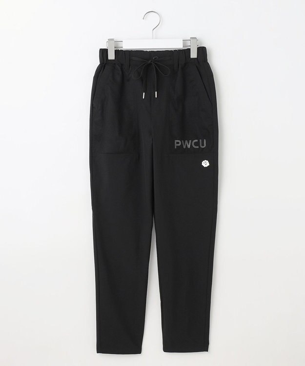 PW CIRCULUS 【WOMEN】ベンチレーション テーパードパンツ ゴルフウェア レディース ブラック系