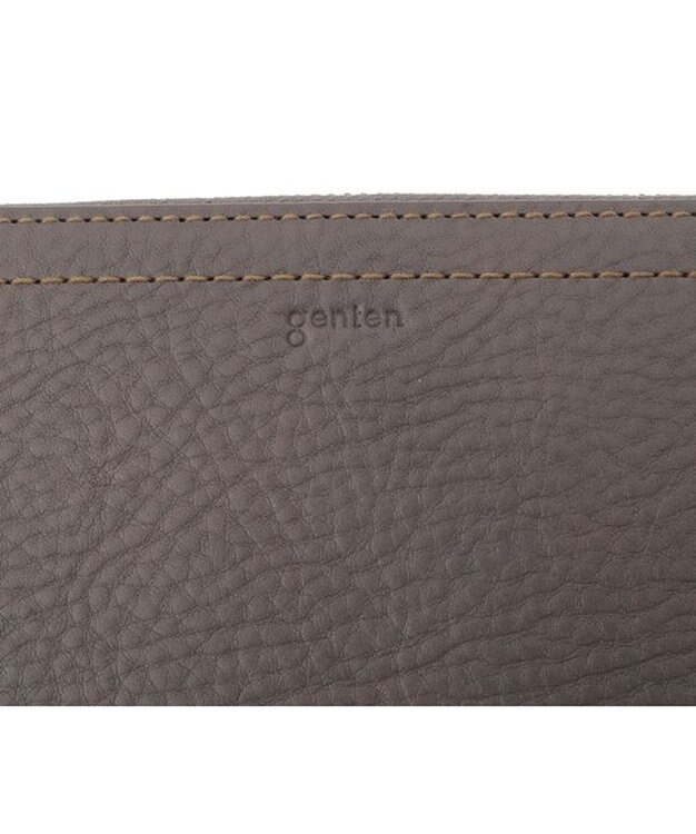 genten リラサート 長財布 グレー