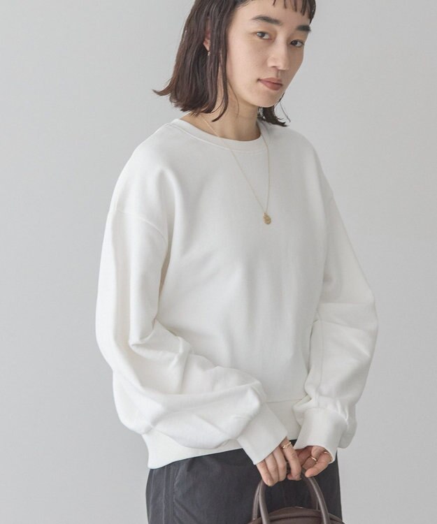 AMERICAN HOLIC タックスリーブスウェット Off White