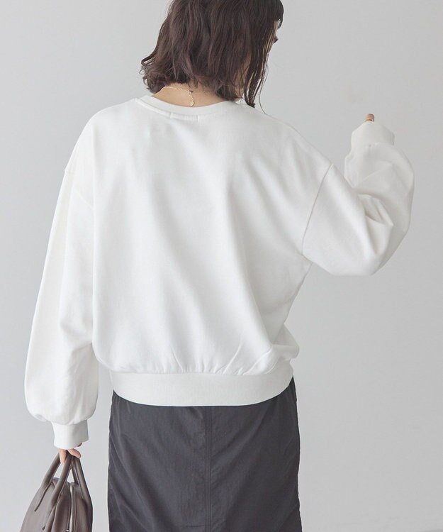 AMERICAN HOLIC タックスリーブスウェット Off White