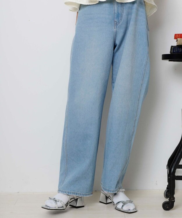 WEGO リボンヒールサンダル シルバー