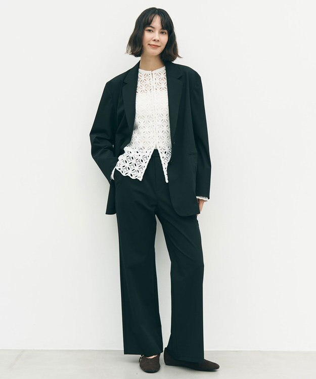 UNFILO L マイビューティ オーバージャケット ブラック