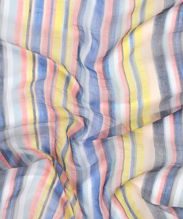Paul Smith シルクブレンド スカーフ ブルー