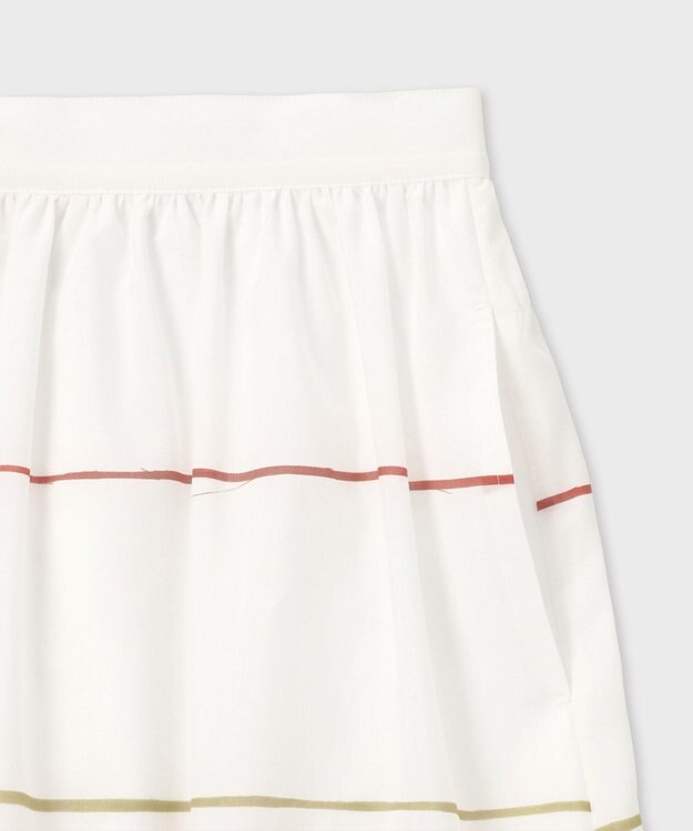 Paul Smith Cairo Stripe Chalk プリント スカート マルチカラー