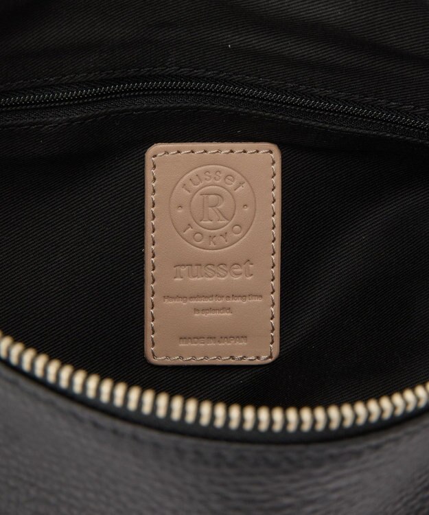 russet レザー2WAYショルダーバッグ(CE-1629) Black