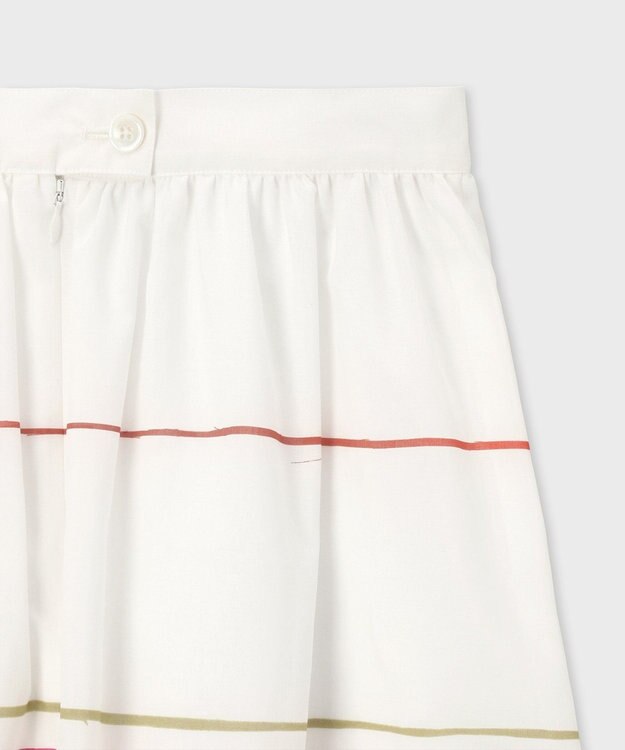 Paul Smith Cairo Stripe Chalk プリント スカート マルチカラー