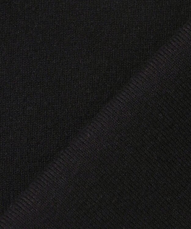 uncrave スウェットライクニット スキッパートップス ブラック