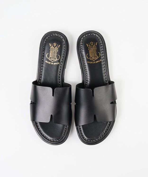 BONTRE 【BONTRE/ボントレ】Hカットフラットサンダル/52058-VS ブラック