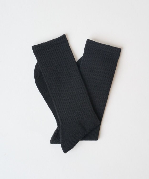 WEGO カラーパイルソックス（R） ブラック