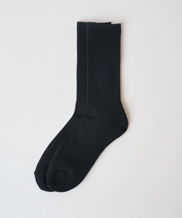 WEGO カラーパイルソックス（R） ブラック