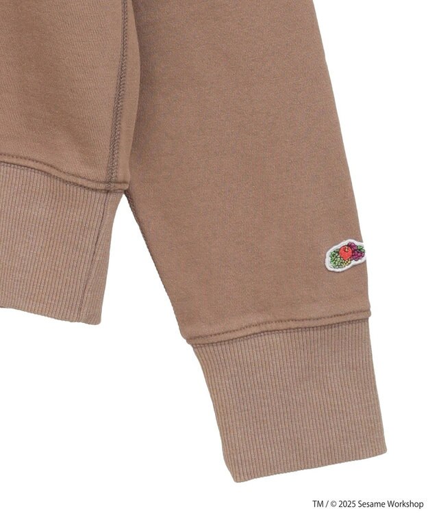 Green Parks セサミストリートミーツフルーツオブザルーム　スウェット Brown
