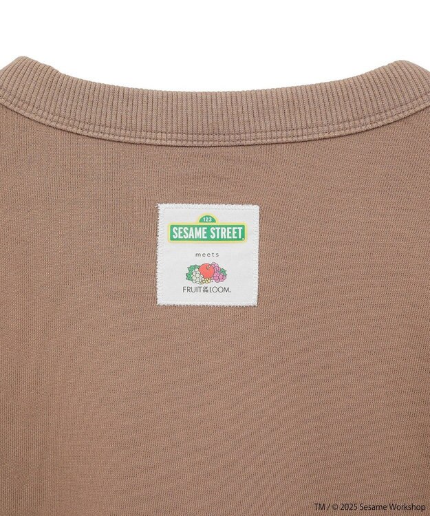 Green Parks セサミストリートミーツフルーツオブザルーム　スウェット Brown
