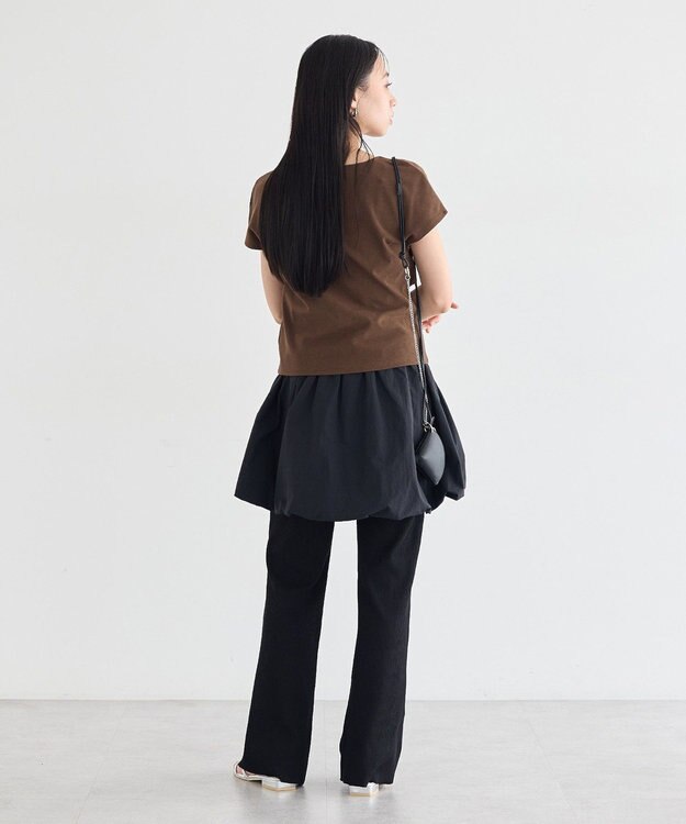 earth music&ecology バルーンスカート Black