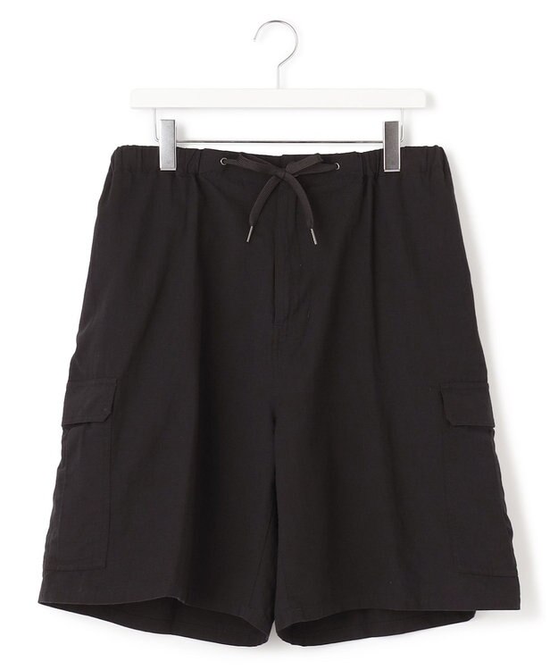 J.PRESS YORK STREET 【UNISEX】ハーフカーゴパンツ ブラック系