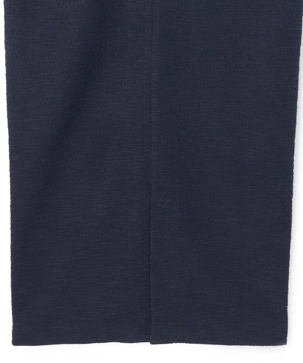 ICB L 【WEB限定・洗える】 ツイードインレイ ジャンパースカート ワンピース ネイビーブルー系