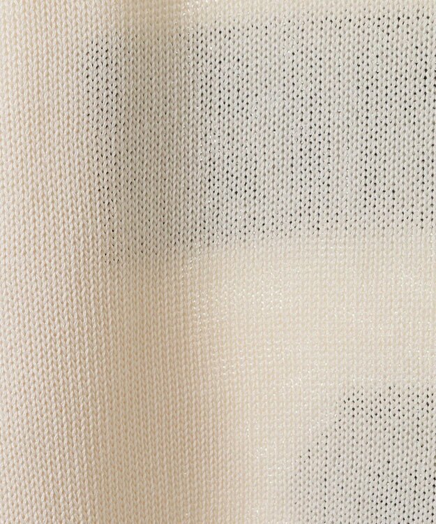 CRAFT STANDARD BOUTIQUE ロゴジャガードメッシュニットプルオーバー Ivory