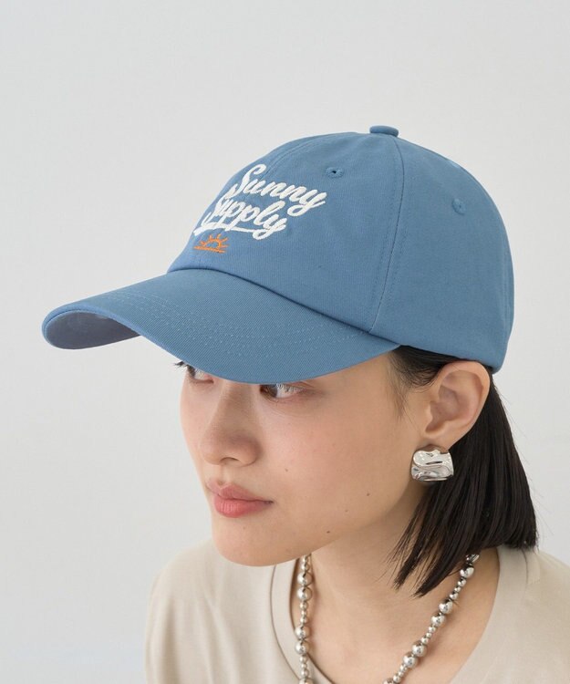 AMERICAN HOLIC ツイルロゴキャップ Blue
