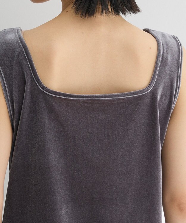 Green Parks ２Ｗａｙベロアタンクトップ Dark Gray