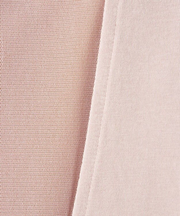 Chacott HandsomeCotton チュールTシャツ グレイッシュローズ