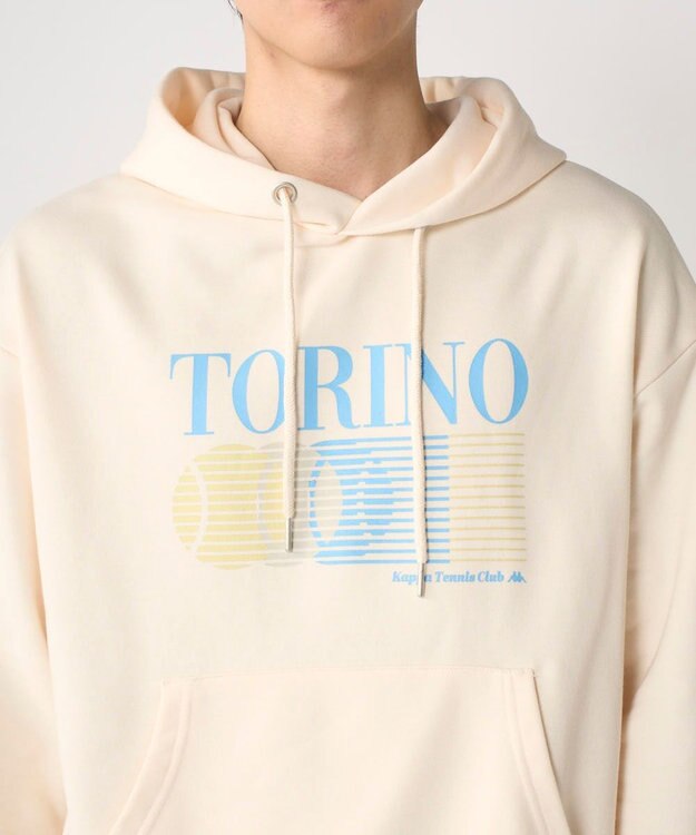 OP／FILA 【Kappa】ウェルネスクラブフーディー オフホワイト