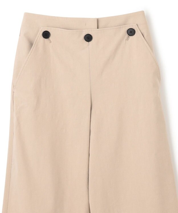 JOSEPH クリスピーストレッチ　ワイドトラウザーズ Linen