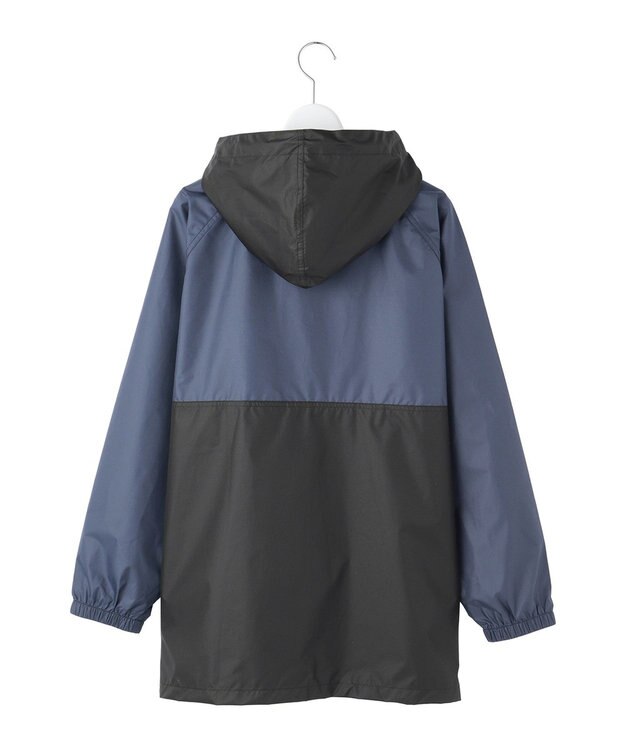 MOONBAT EDWIN(エドウィン) バイカラー  レインパーカー ブラック