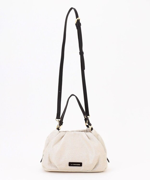 LA BAGAGERIE ナチュラルタックトート　mini ホワイト