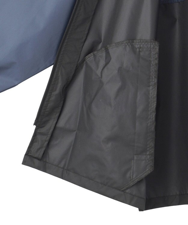 MOONBAT EDWIN(エドウィン) バイカラー  レインパーカー ブラック