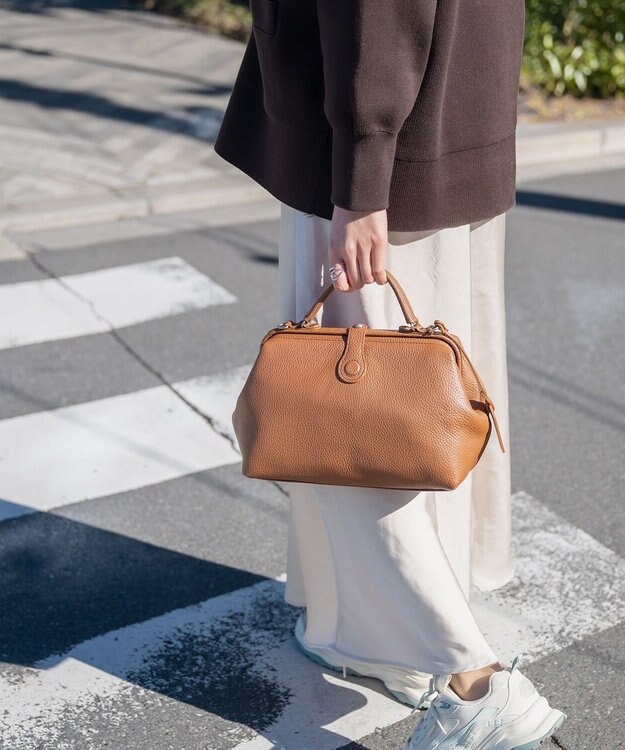 Atelier nuu 日本製 parcel mist ミニダレス ショルダーバッグ キャメル