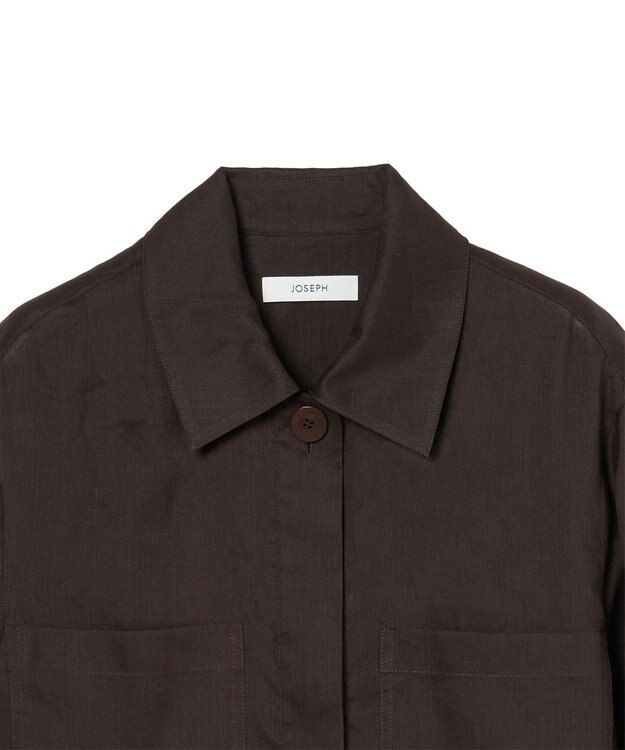 JOSEPH ラミーボイル　ブラウス　SIMI Espresso