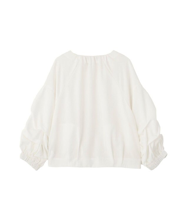 YECCA VECCA ホイップスリーブZIPジャケット Off White