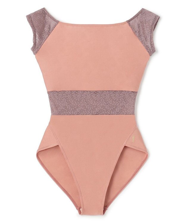 Chacott フレンチスリーブレオタード アンティックローズ