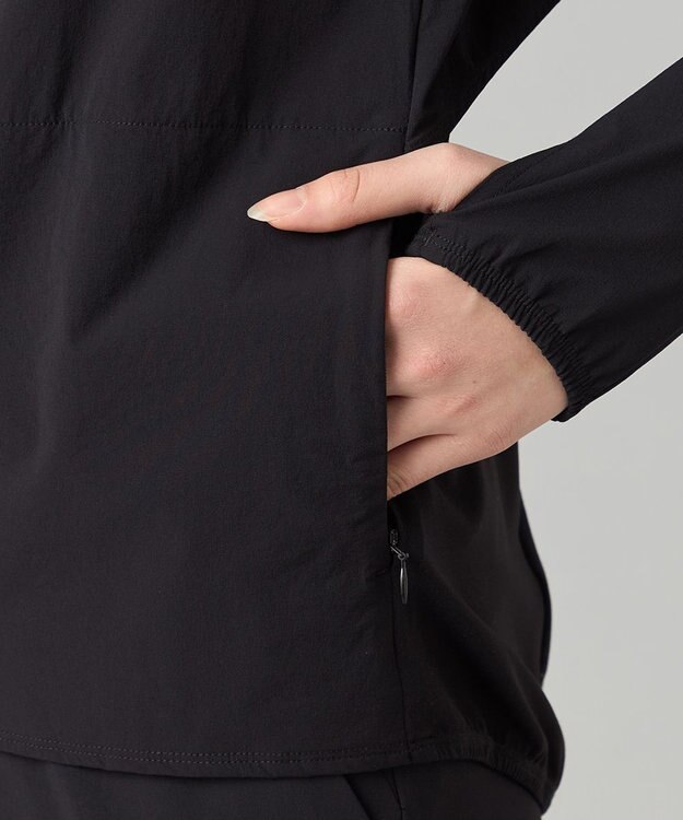 Chacott ランナーズパンツフルジップジャケット ブラック