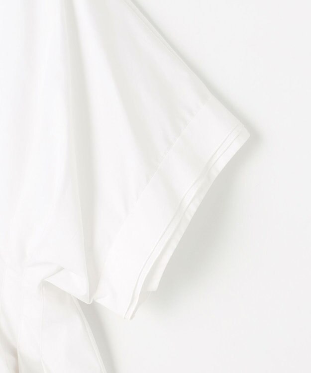 #Newans ナローウエストデザインブラウス ホワイト