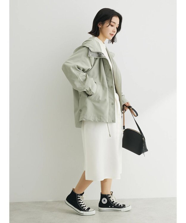 Green Parks 花粉防止　フーデッドブルゾン Khaki