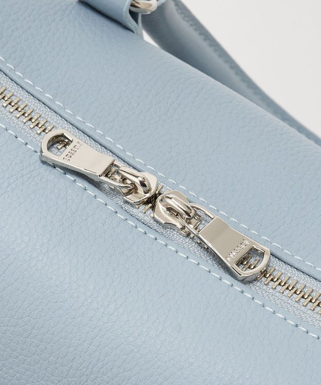 russet 《composition》レザー2WAYミニボストンバッグ(CE-1684) L.Blue