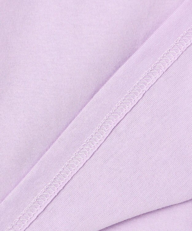 ANY KIDS アニマルモチーフ長袖Tシャツ ラベンダー×ねこ