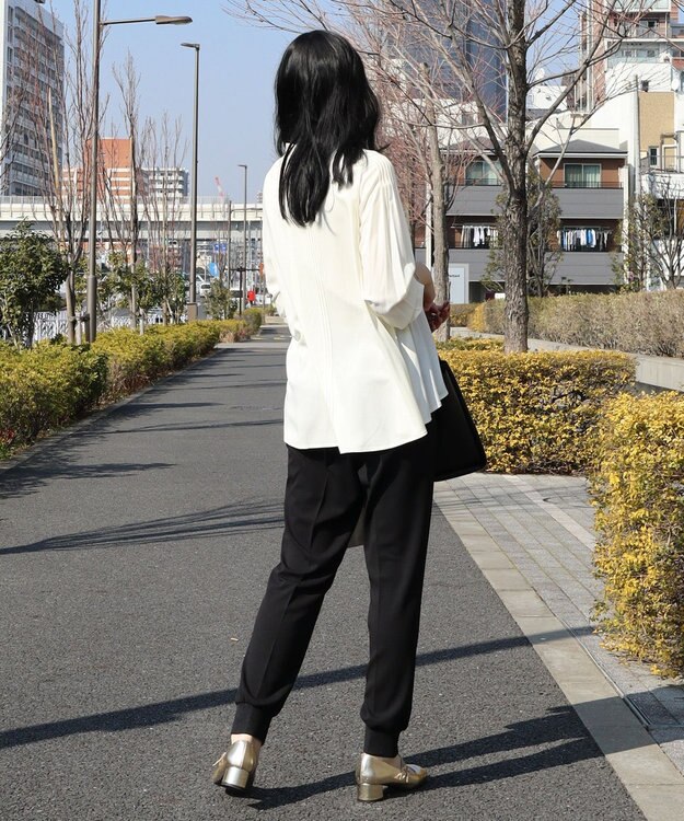 AMERICAN HOLIC サラックールタックブラウス Ivory