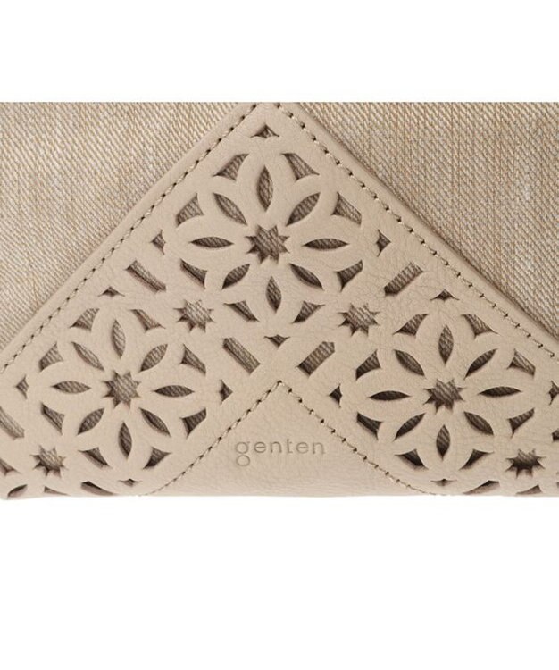 genten リノ トートバッグ大 イエローブラウン