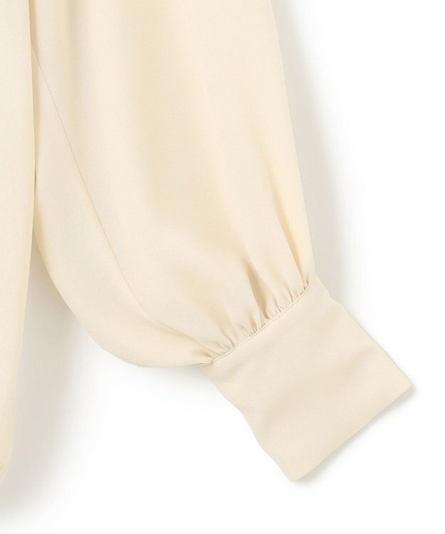 BEIGE， 【WEB限定】DION / ギャザーブラウス Sand