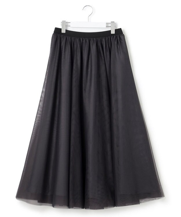 23区 【WEB限定/洗える】エアリーチュール スカート グレー系