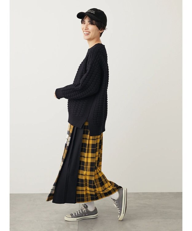 AMERICAN HOLIC エコカルットポコポコプルオーバー Black