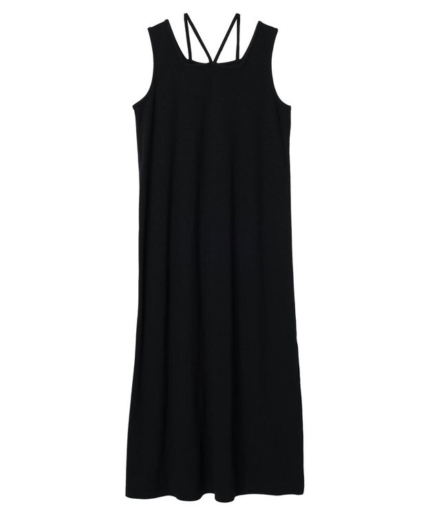 Green Parks ＳＥＴ２点ベスト＋マルチストラップワンピース Gray