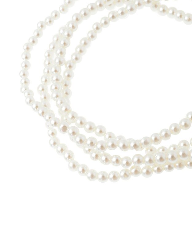 Green Parks ・ＨＡＬＦ　ＴＩＭＥ　１０連パールブレスレット White