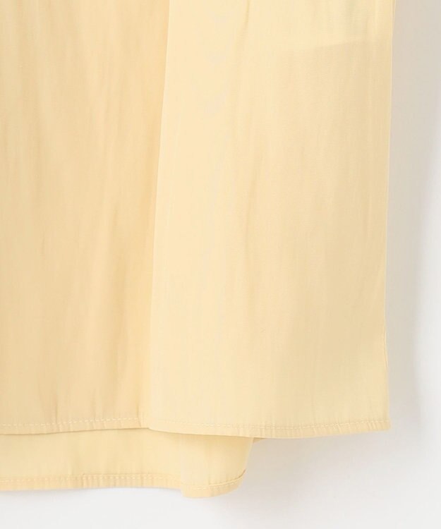 組曲 S 【前後着用可】ギャザーライトデシン ブラウス カスタード系