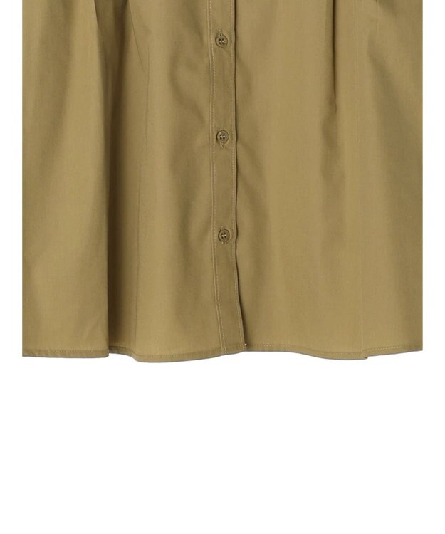 Green Parks タックブラウス Beige