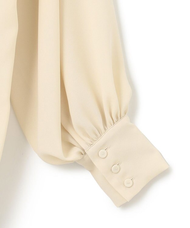 BEIGE， 【WEB限定】DION / ギャザーブラウス Sand