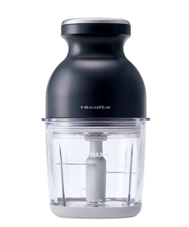 YAMATO テーブル＆キッチン 【レコルト】コードレスカプセルカッターボンヌ  ナチュラルブラック  RCP-7(BK) ブラック