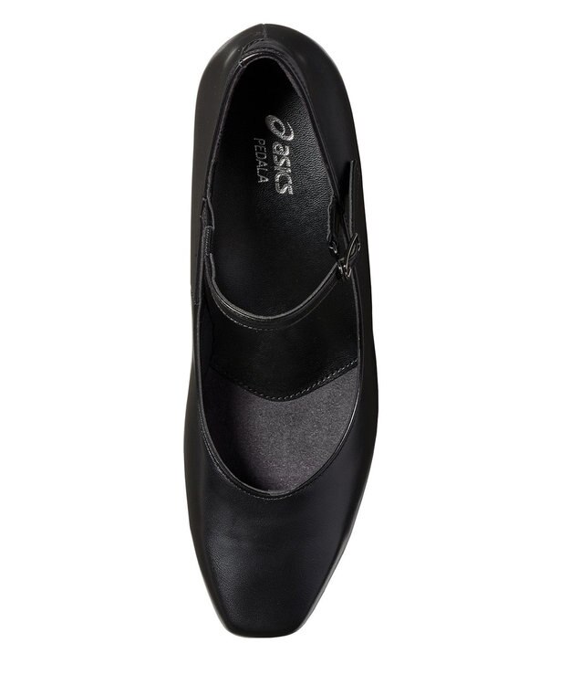 ASICS WALKING ペダラウォーキングシューズ E ヒール高5.0cm ブラック系