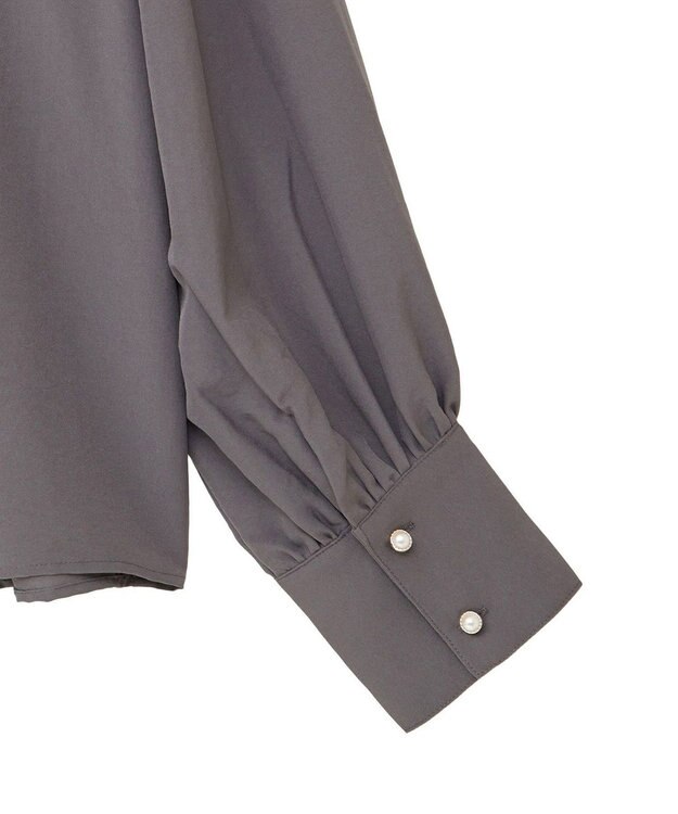 Green Parks ・ＥＬＥＮＣＡＲＥ　ＤＵＥ　フロントレースブラウス Charcoal Gray